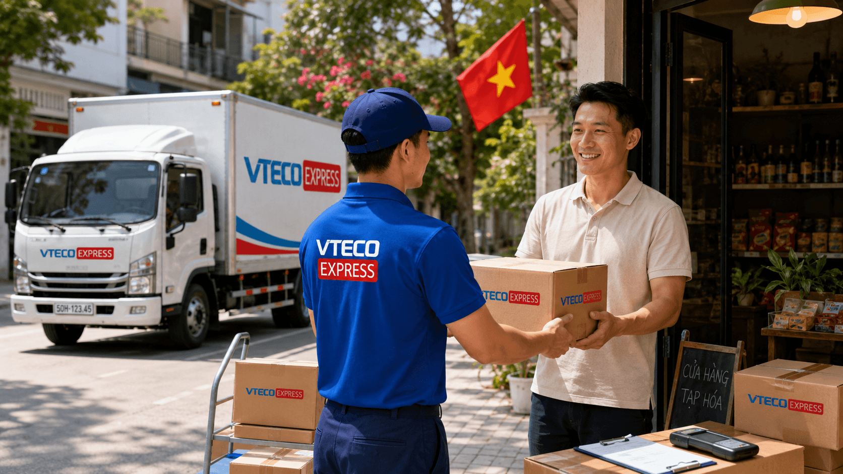 VTECO Express giao hàng vận chuyển từ Campuchia về Việt Nam an toàn và đúng quy trình