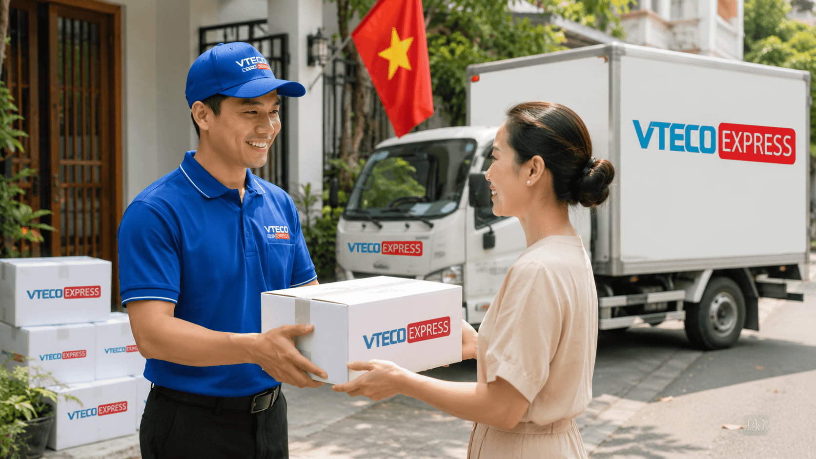 VTECO Express giao hàng vận chuyển từ Lào về Việt Nam an toàn và đúng quy trình