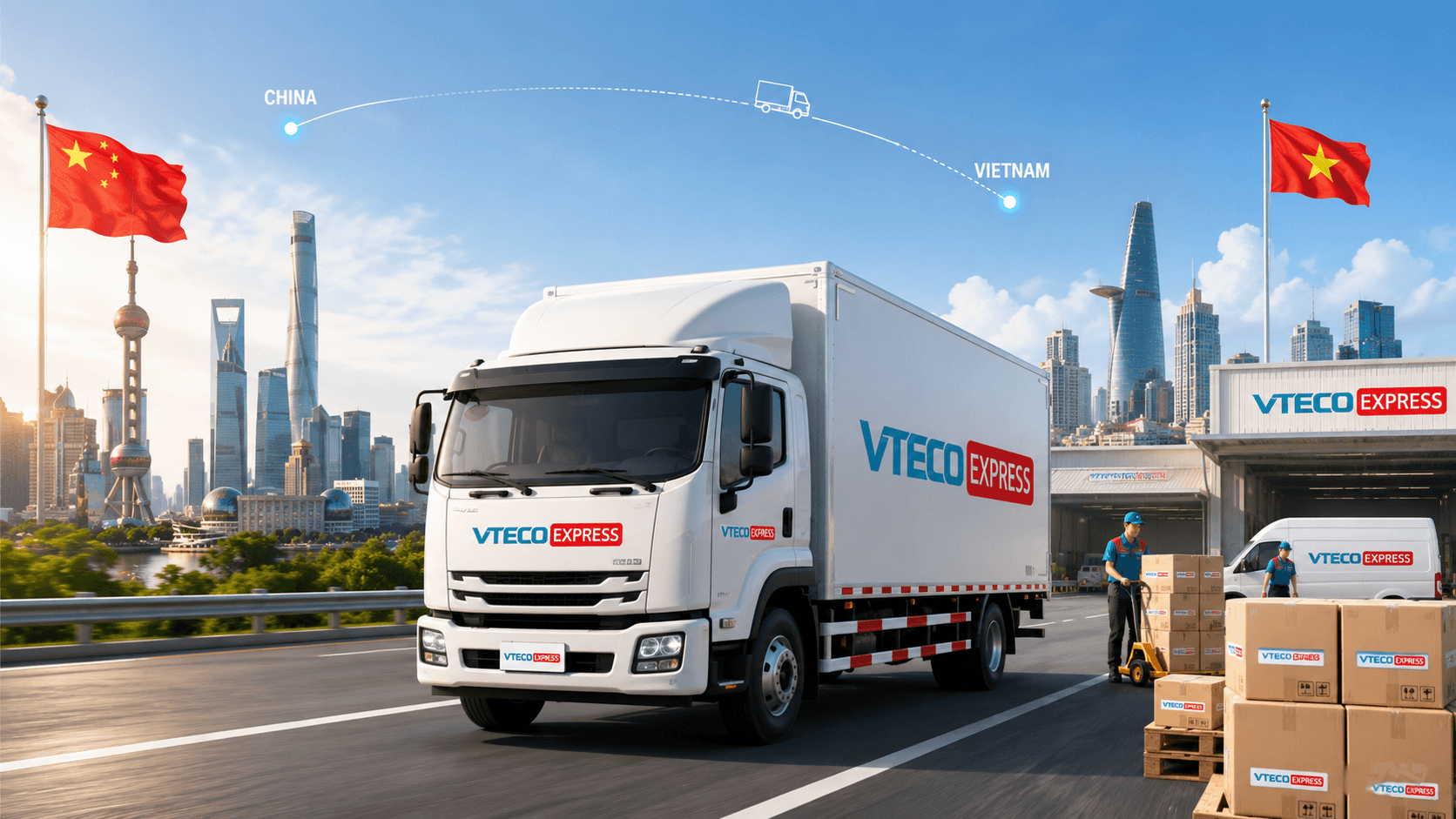 Vận chuyển hàng Trung Quốc về Việt Nam