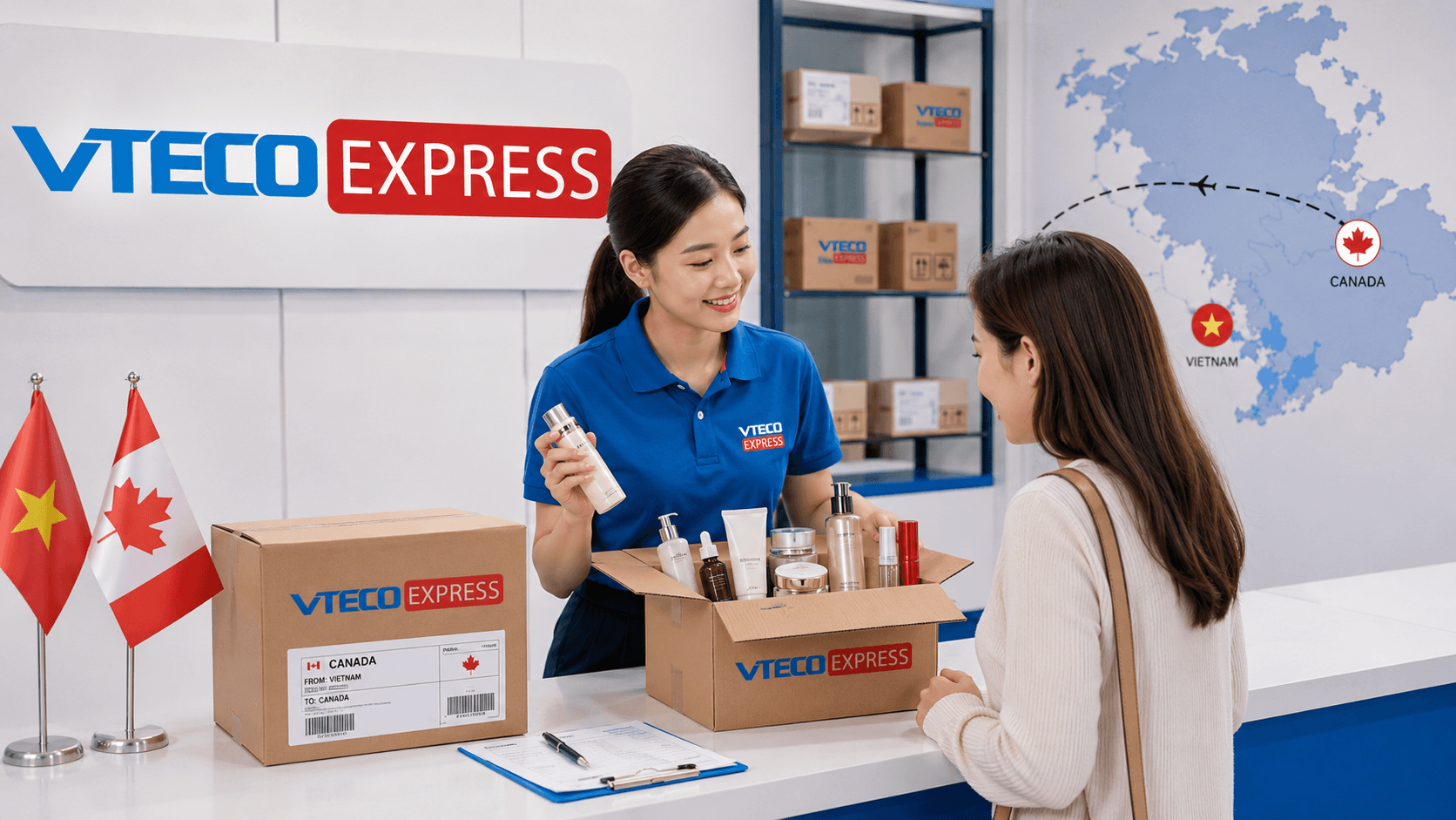 Tin tức - Gửi mỹ phẩm đi Canada có được không? Những lưu ý cần biết trước khi gửi