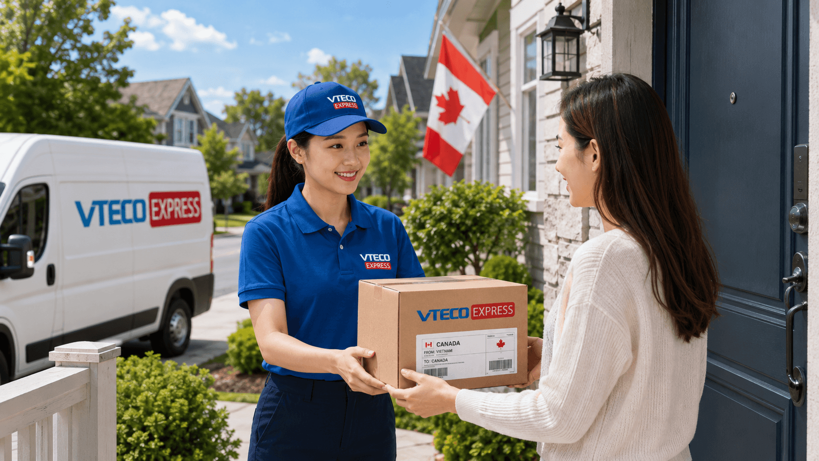Dịch vụ gửi mỹ phẩm đi Canada an toàn và dễ theo dõi cùng VTECO Express