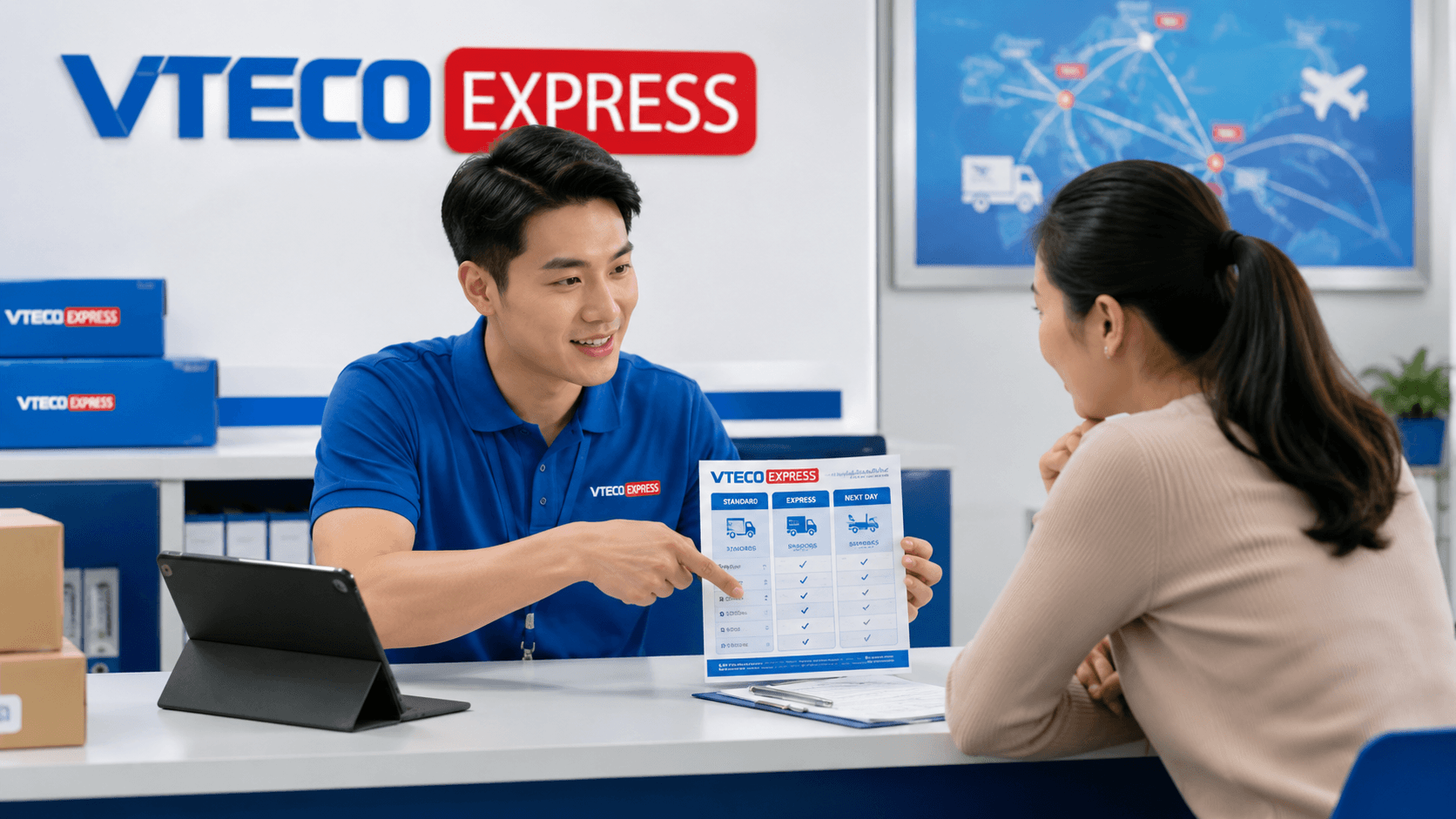 Tư vấn lựa chọn dịch vụ chuyển phát nhanh phù hợp tại VTECO Express