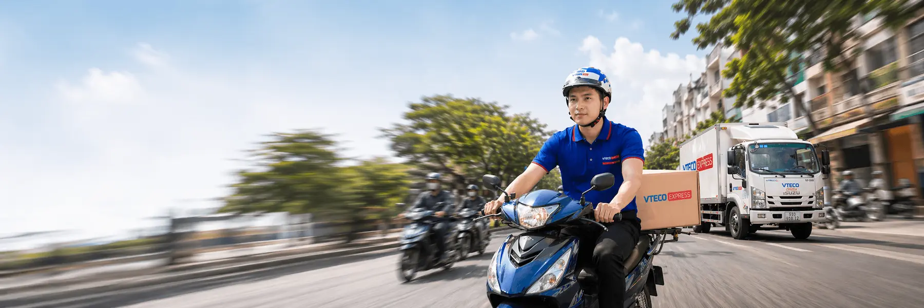 Banner Công ty chuyển phát nhanh trong nước và quốc tế: Chuyển phát hỏa tốc