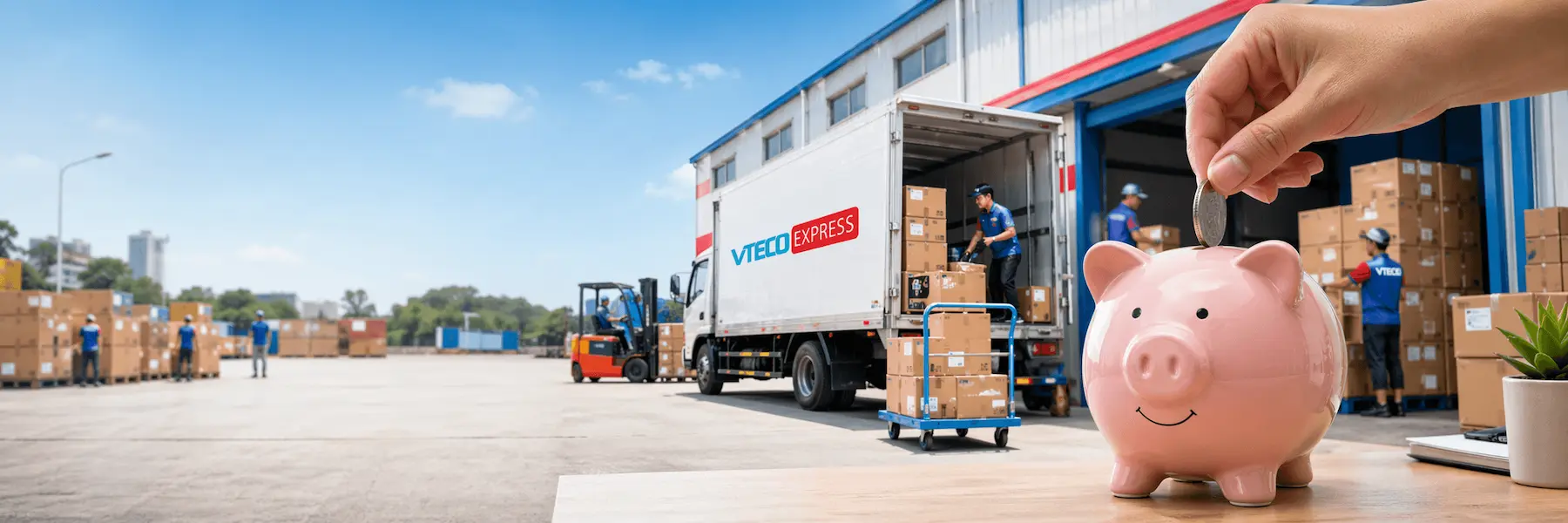 Banner Công ty chuyển phát nhanh trong nước và quốc tế: Chuyển phát tiết kiệm