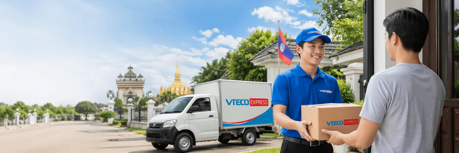 Banner Công ty chuyển phát nhanh trong nước và quốc tế: Gửi hàng đi Lào